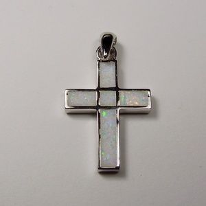 Silver Expressions USA Jewelry - Reversible Opal Sterling Silver Pendant Silver Expressions USA Jewelry - Reversible Opal Sterling Silver Pendant